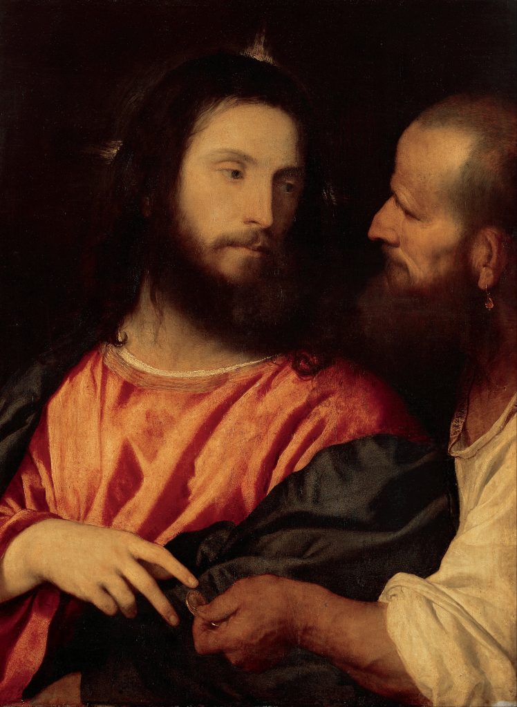 «Динарий кесаря» (итал. Cristo della moneta) — известная картина итальянского художника Тициана, написанная им около 1516 года.
